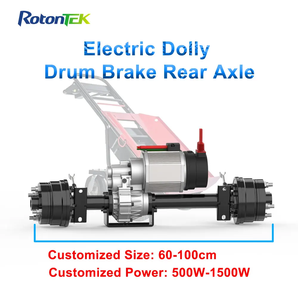 Customizable 24V Electric Dolly Permanent Magnet Rear Transaxle Controllers Brushless DC Motor Drive Axle One-Stop Solutions