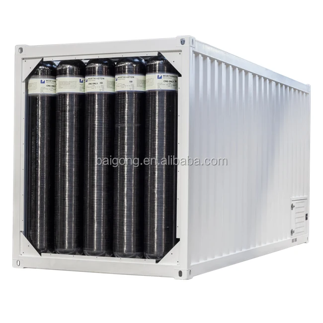 CNG Cylinder Cascading Storage Station