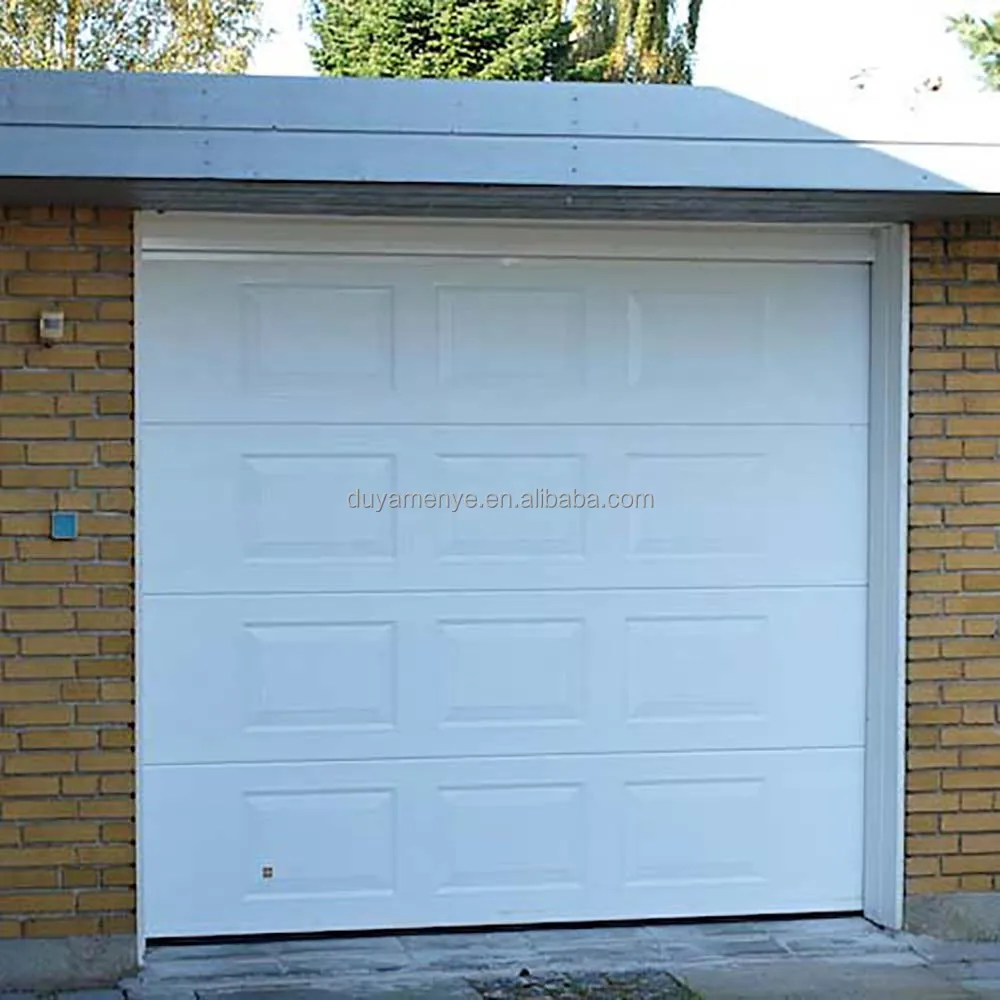 Finger Safe Overhead Sectional Garage Doors Lightweight Foam Insulated Sandwich Panel Garage Doors