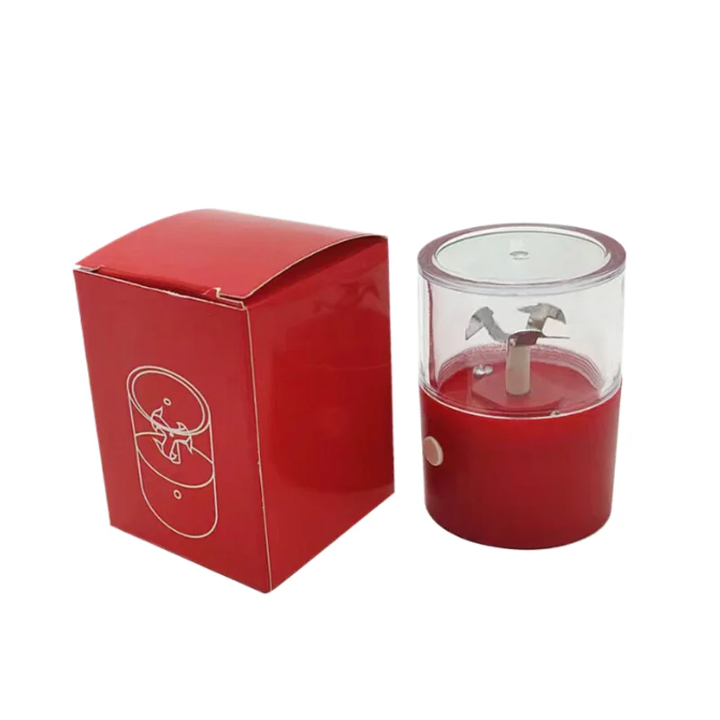 Wholesale Multi Color Portable USB Charging Automatic Herbal Dry Flowers Tea Crusher Electric Grinder Herb