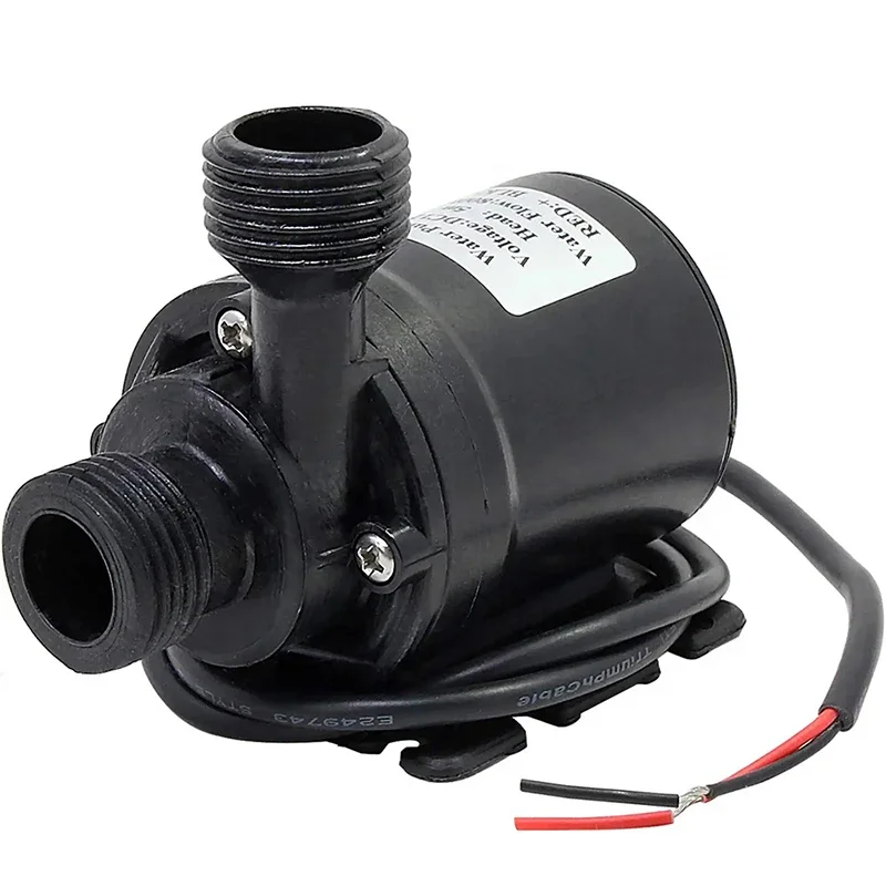 Ultra-quiet 12V Home 800L/H Portable Brushless Motor Submersible Water Pump 5M for Cooling System Fountains Heater Portable