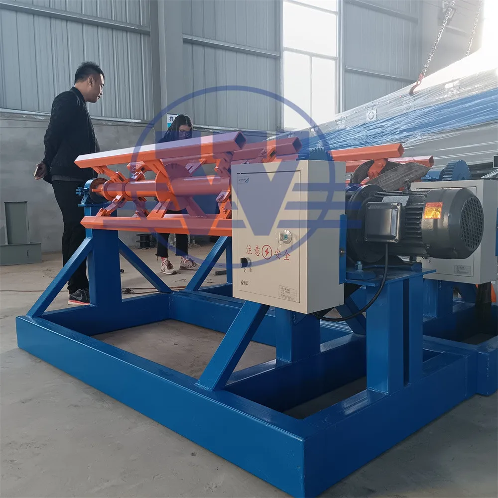 Unwinder electric aluminum sheet metal coiler electric horizontali uncoiler 5t 8t decoiler machine price