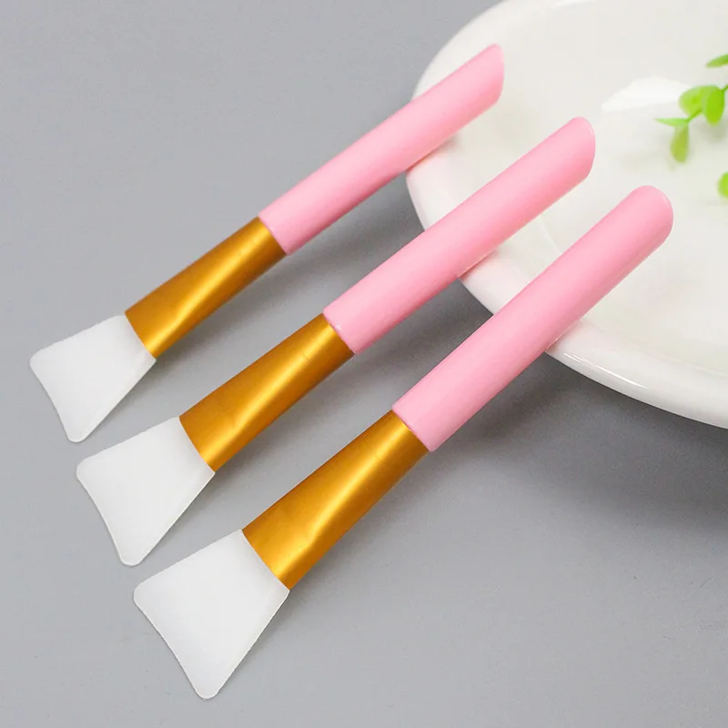 Free Custom Logo Cosmetic Makeup Tool Facial Mask Applicator Brush Silicone Face Mask Brush
