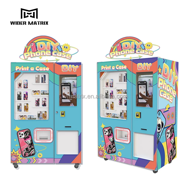 Intelligent Touch Screen Customized DIY Phone Case Machine Automatic Vending Machine for Phone Cases