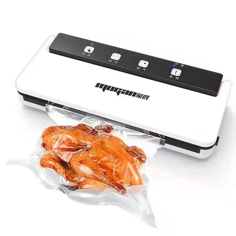 White High Efficiency Upgrade Smart Plastic Vacuum Food Sealers Machine