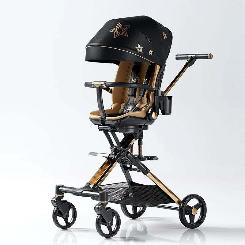 American En1888 High-Quality Stroller For Babies Quick Fold Portable Travel Baby Stroller