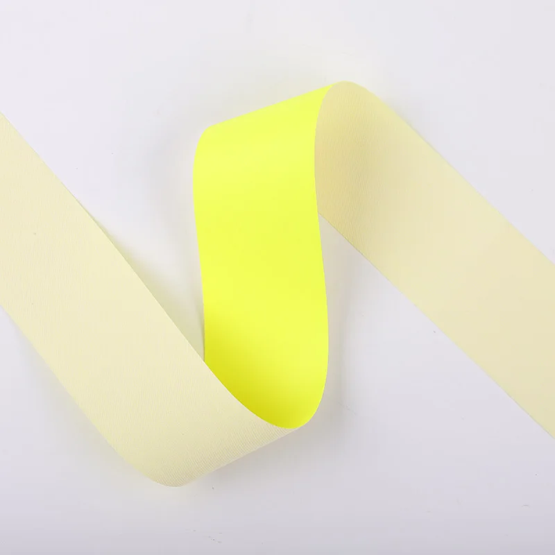 New Fluorescent Yellow Aramid Flame Retardant Reflective Fabric 5cm Fire Warning Belt Fireproof Material