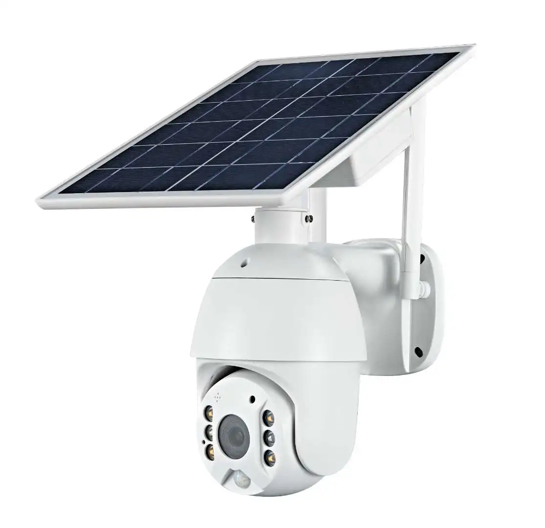Wifi 2.5 inch Solar Battery 1080P PTZ Camera Outdoor Dome solar energy system P2P cctv camera