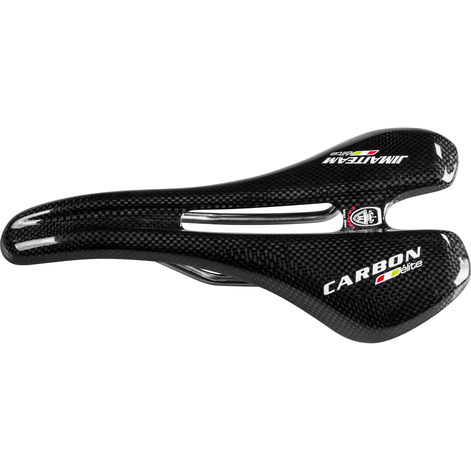 Wholesale JIMAITEAM 165g black glossy/matte carbon fiber with titanium alloy rail bicycle saddle