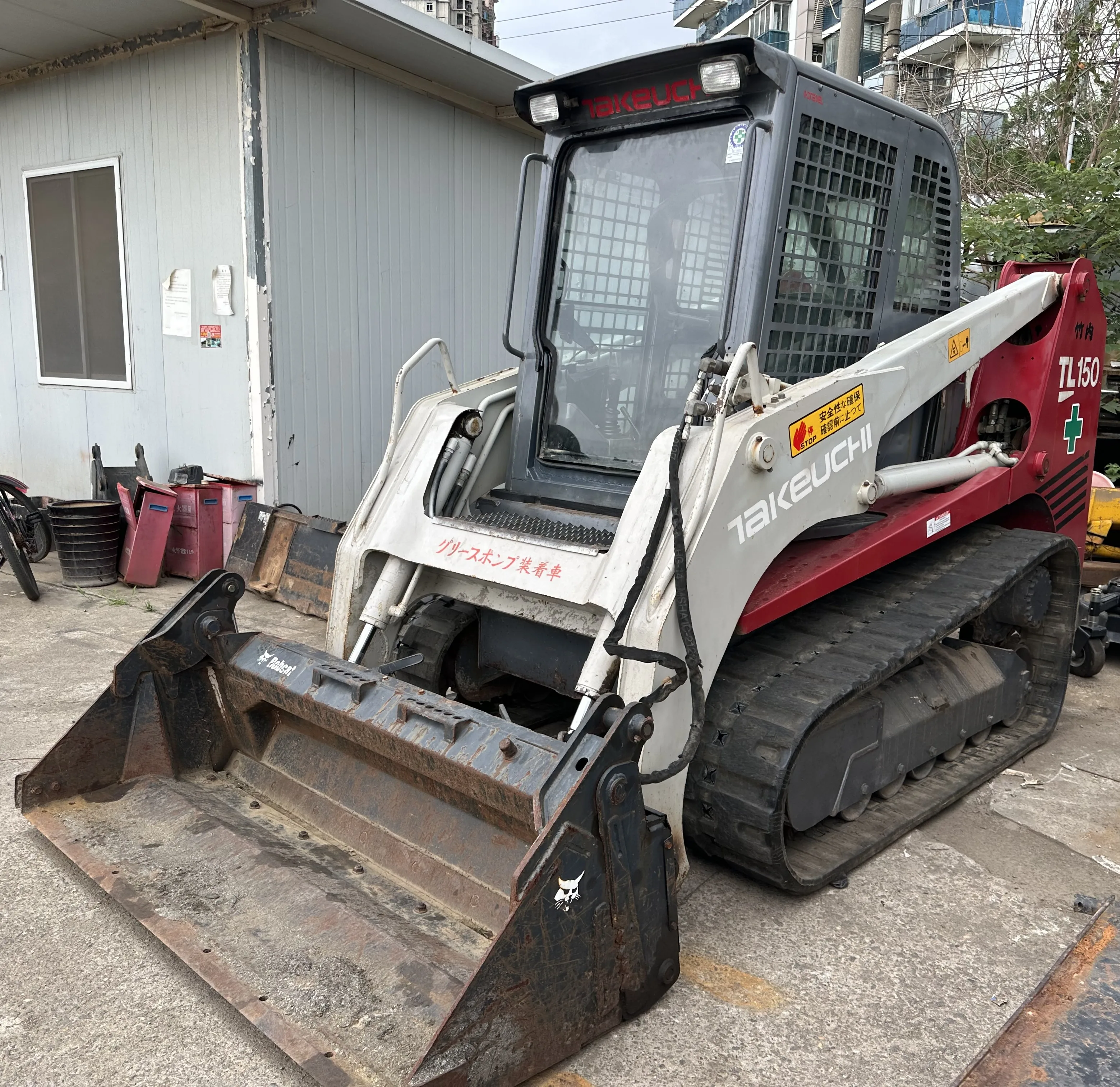 Хорошая цена погрузчик Takeuchi TL150 для руля в Шанхае Китай Япония