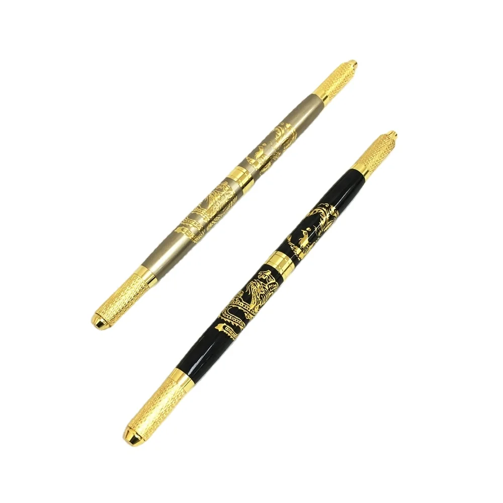 BerLin Dragon And Phoenix Aluminium Microblading Pen Manual Tattoo Pen