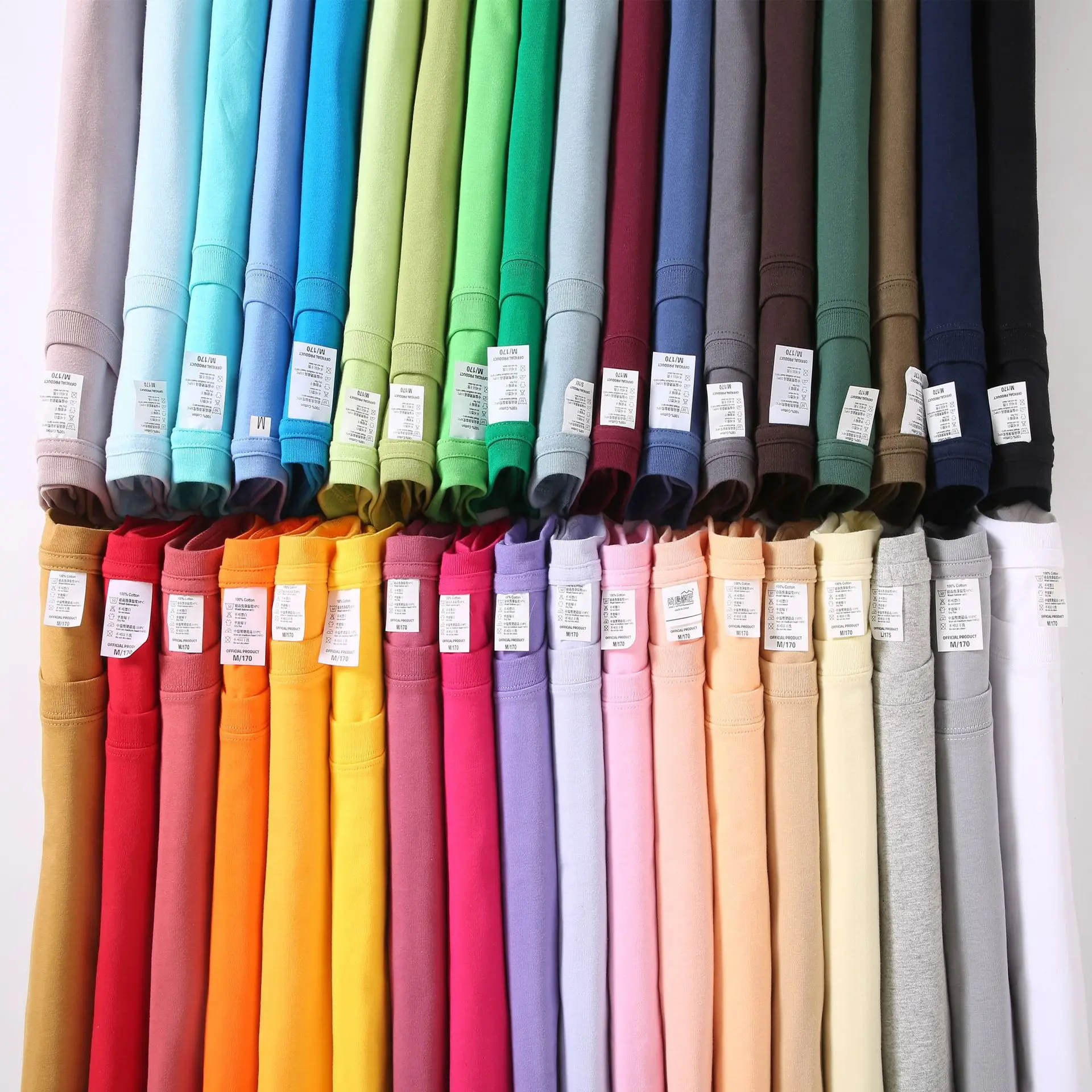 MT2418 Manufacturer Supply Wholesale 200 100% Cotton Plus Size Plain T Shirt Blank Unisex T-Shirts In Bulk