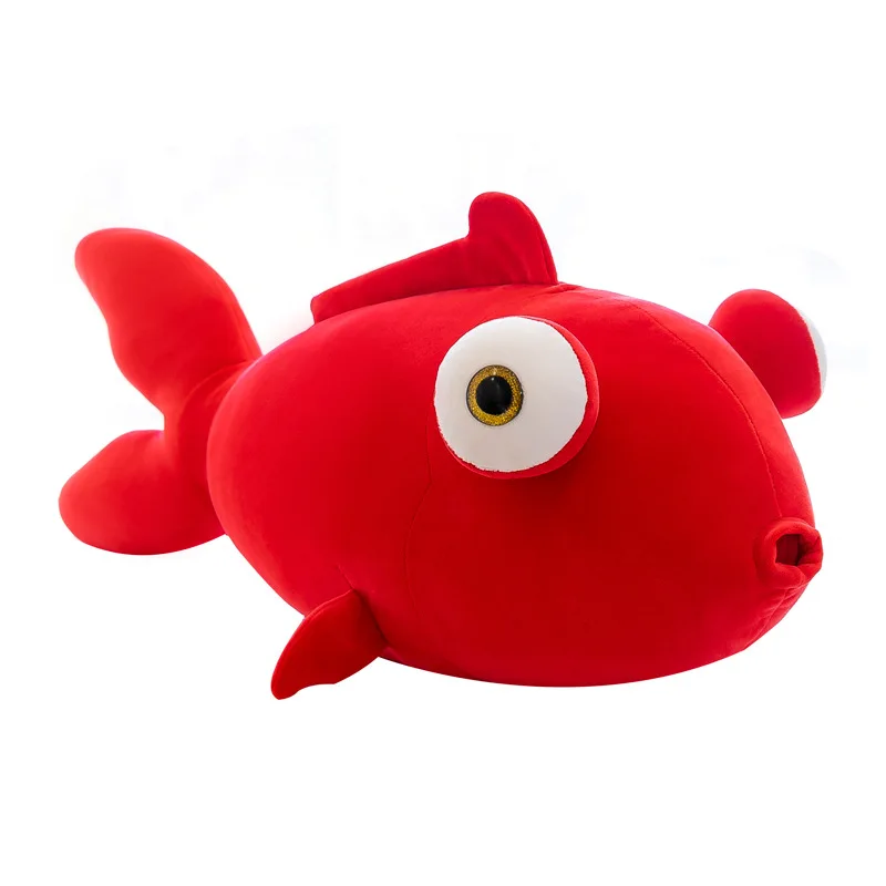 Goldfish Bubble Plush Toys Cartoon Fish Dolls Aquarium Souvenir Gifts Children Doll Gifts