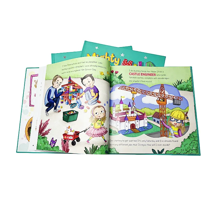 Manufacturing price busy book children book hard cover stamping UV book offset printing service