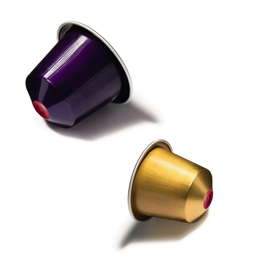 Nespresso золотые кофейные капсулы заполнение герметизация пустой кофейный фильтр темные алюминиевый корпус