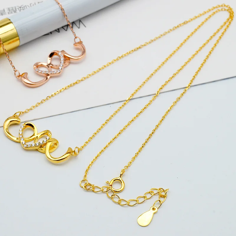 925 Sterling Silver Trendy Necklaces Gold Plated Necklace Fashion Jewelry Necklaces 925 Silver Jewelry