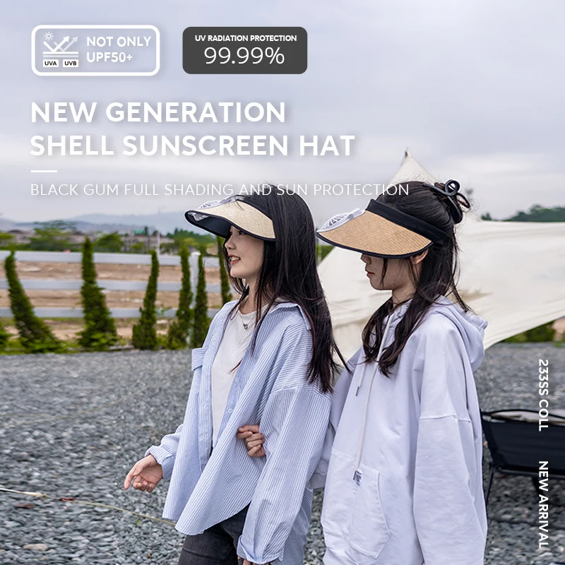 Famous brand hat wholesale straw fan hat USB charging three speed windproof sun protection large eaves sun hat