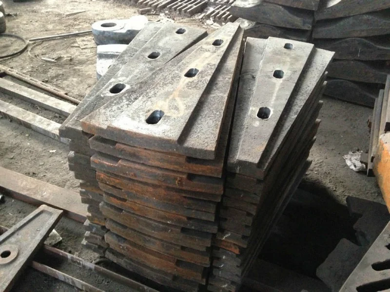 High manganese steel casting jaw crusher wear liners jaw plate
