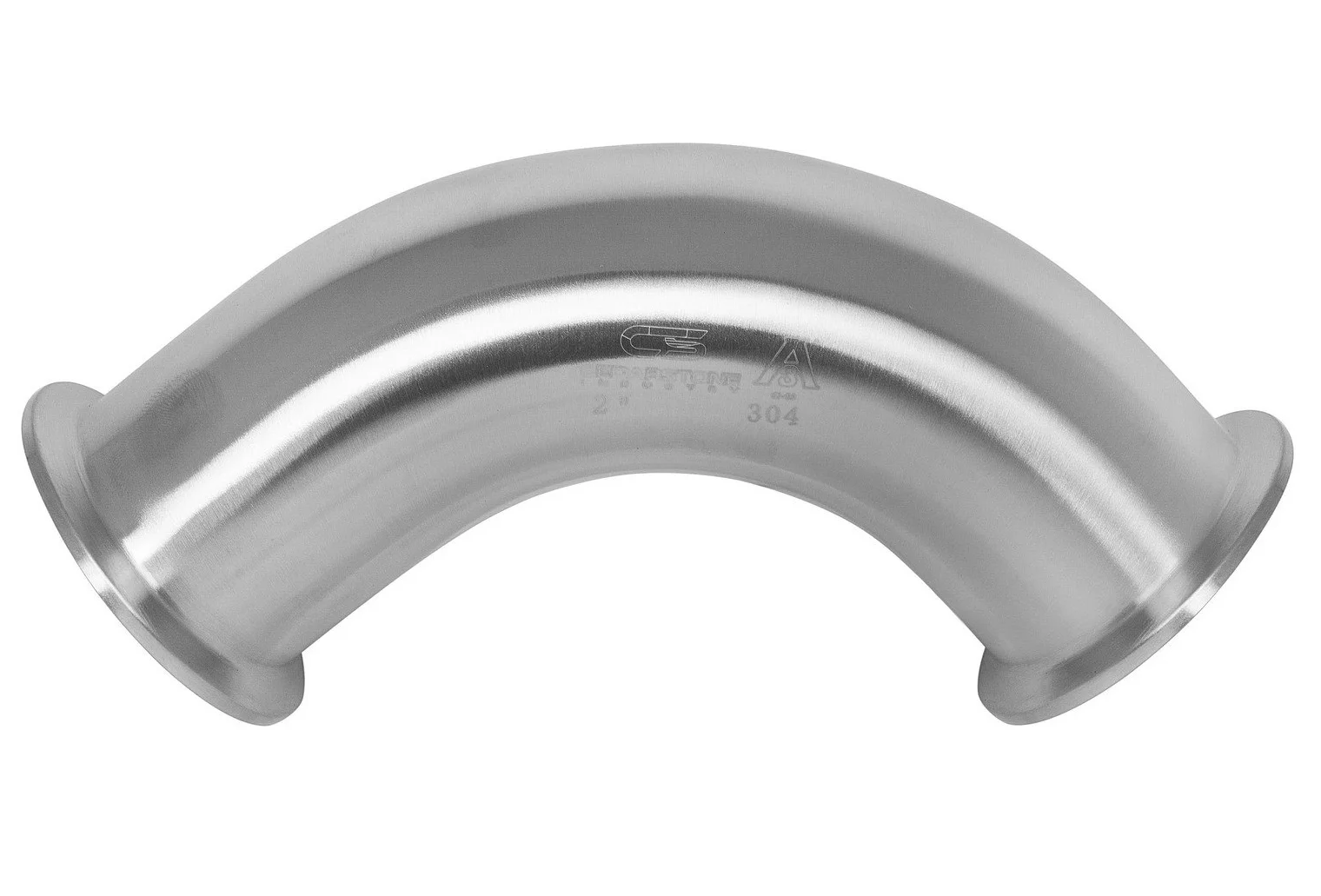 DIN SMS Standard Stainless Steel Good Polished Elbow Pipe Fitting 50 Fitting 90 Degree Tri Clamp Sanitary Elbow