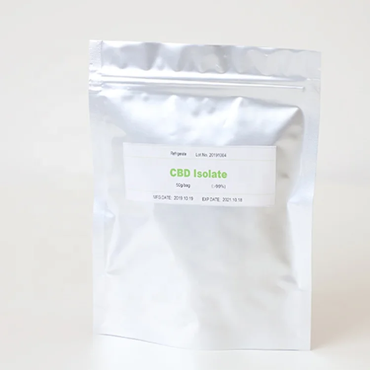 
LICENSED factory supply 99% CBD Isolate Cannabidiol Powder in bulk 