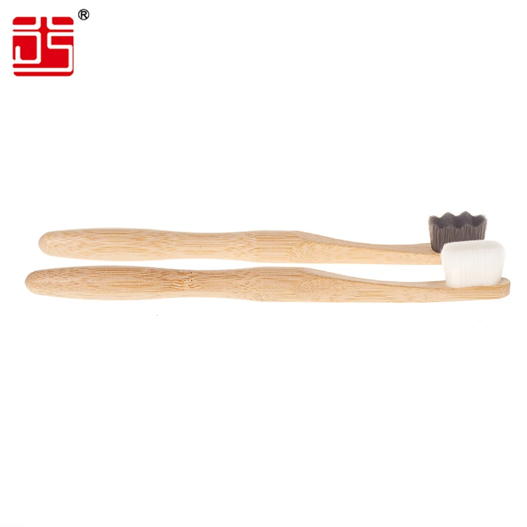 Factory Sale Custom Eco Natural Organic 20000 Nano Bristle Bamboo Toothbrush For Adult Kid With Case