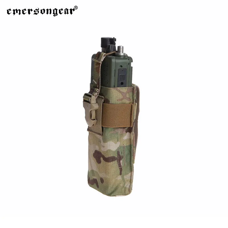Emersongear Cordura 500D нейлоновый держатель для радио домофона Camo Molle тактический радиопакет с PRC148/152