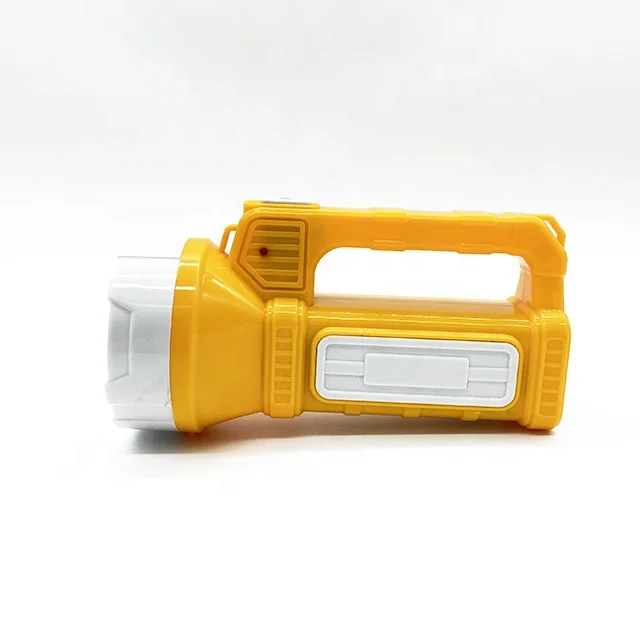 Good quality chargeable solar led power flashlight for home