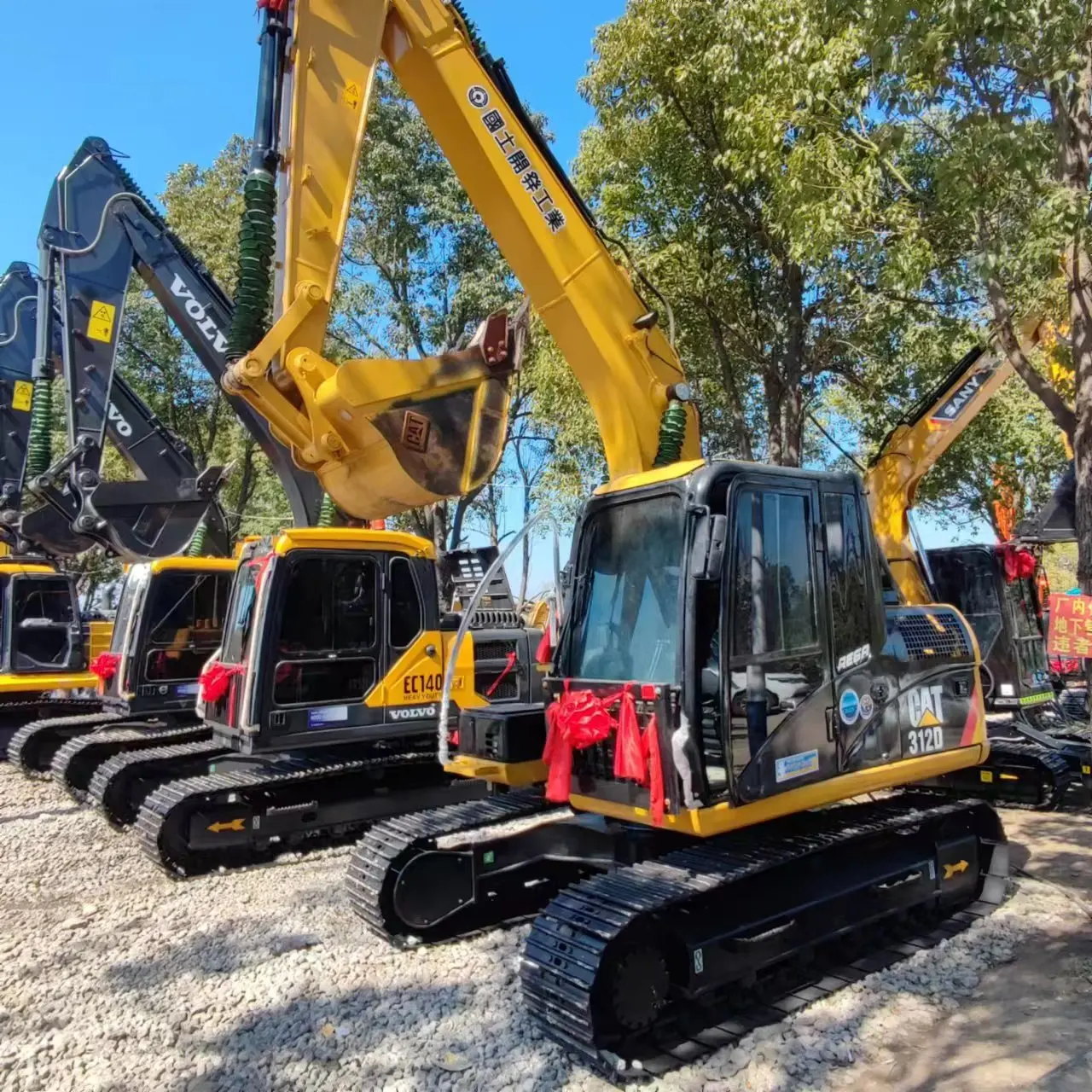 Глобальные продажи Caterpillar CAT312D подержанный экскаватор 12ton CAT312 гусеничный CAT 312 D2GC
