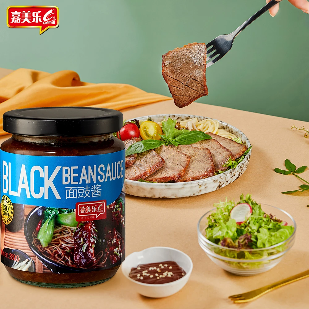 Free samples Bulk Wholesale premium 280g Black Bean Sauce seasoning chinese sauces