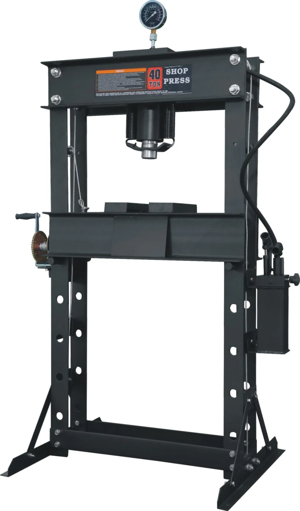 Low Price 40 Ton Electric Pneumatic Cylinder Shop Floor Press With Gauge