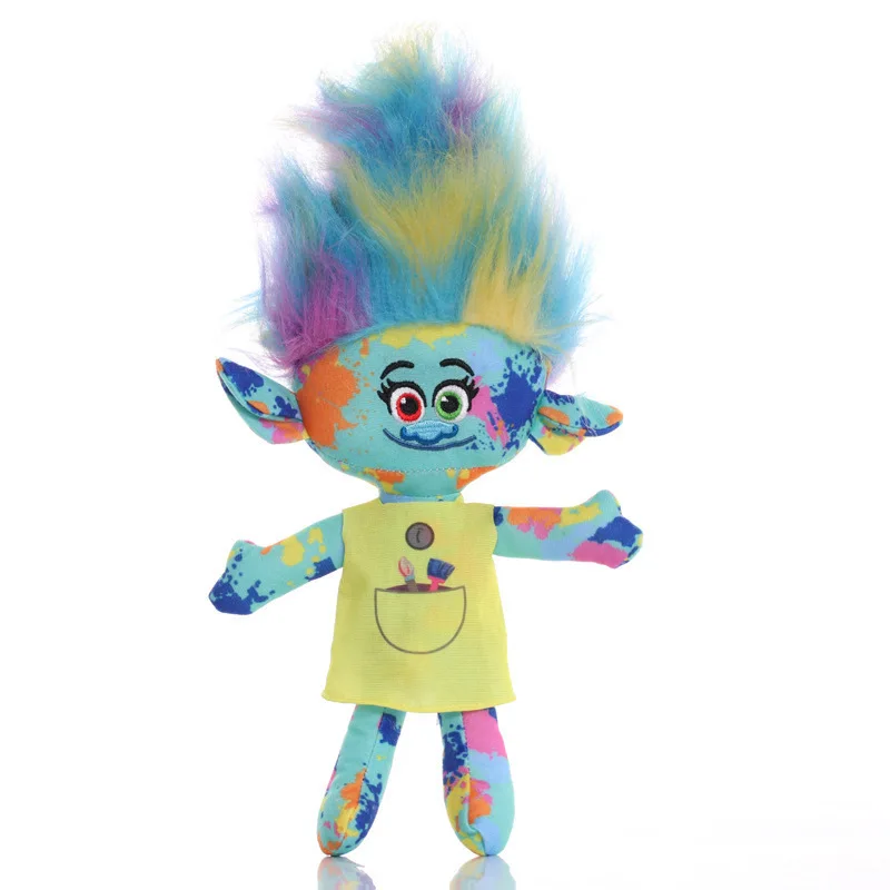 Мультфильм аниме Волшебные волосы эльф Peluche кукла из фильма тролли плюшевая маковая ветка с зазубренными бриллиантами мир плюшевые игрушки мягкие