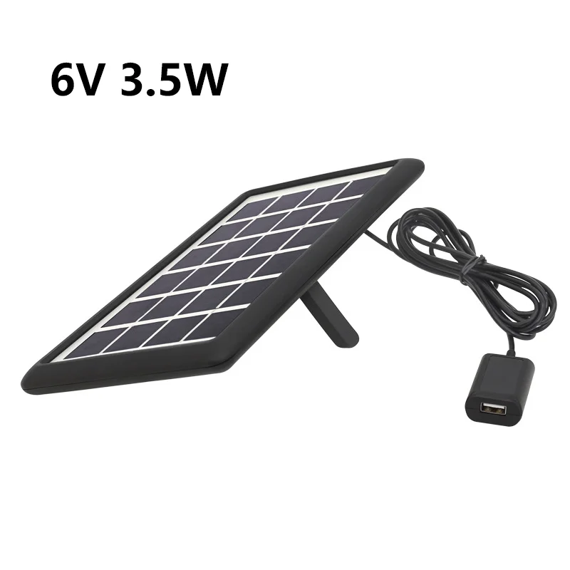 Multifunctional portable solar panel 6v 3.5W monocrystalline silicon cell solar module power station generator