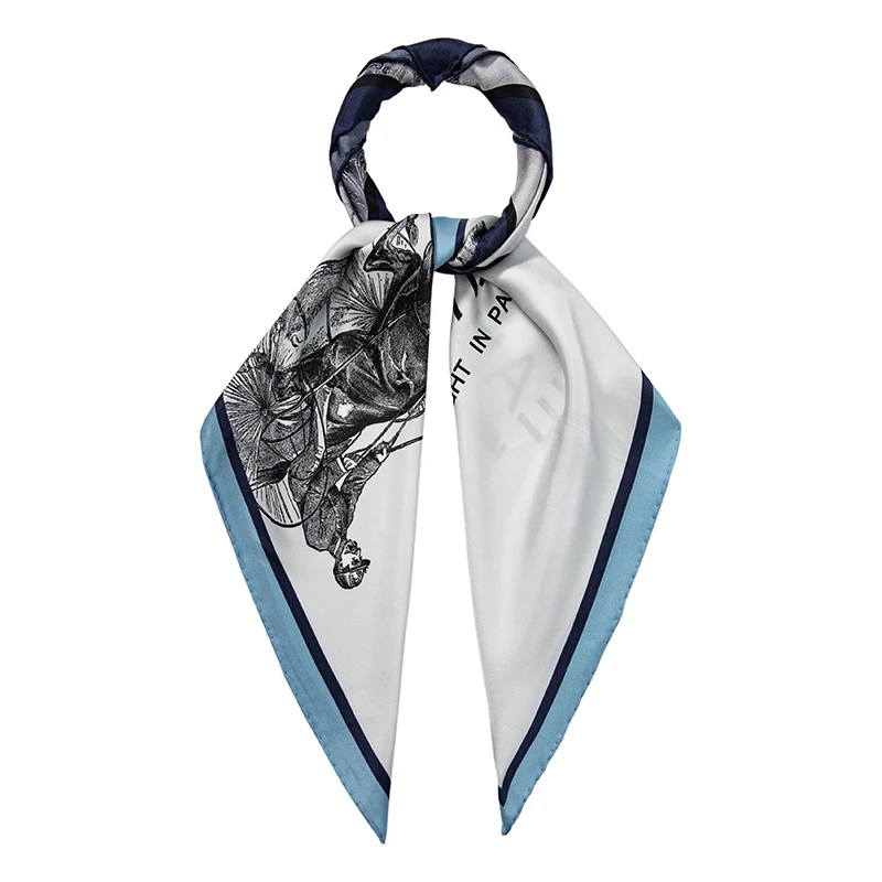 
Silk Scarf 16MM 87*87CM Wholesale Custom Design Luxury other Hair Head Hijab Scarf for Women 100%Pure Printing Square Silk Scarf 