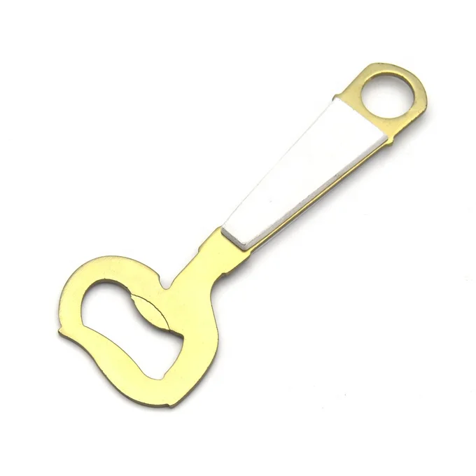 Stainless Steel Golden Wooden Handle Kitchen Bar Personalized Tool Beer And Beverage Bottle Opener