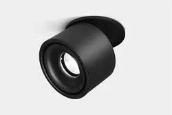 12W Recessed COB LED Down Light Aluminum Sandy Black White Embedded Ceiling Spot Light Lamp