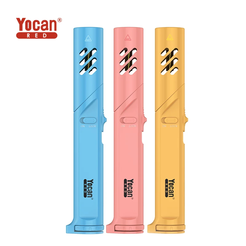 New Product Powerful Red Flame Torch Lighter Adjustable Rotatable Muzzle Jet Flame Refillable Lighters