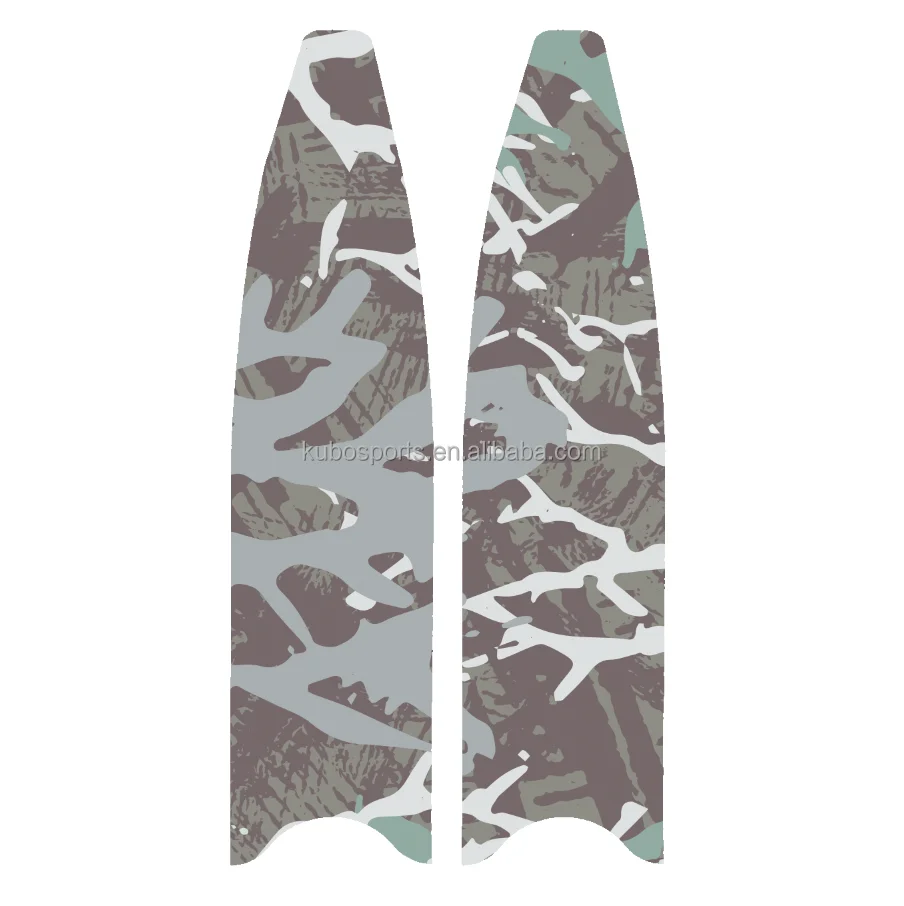 KUBO Carbon fiber free diving fins scuba snorkeling diving fins long flipper freediving blade accessories swim diving fins
