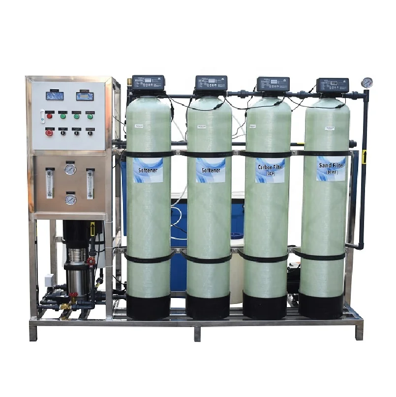 500lph automatic sand filter water to drinking water salt water treatment machine osmosis reverse systems