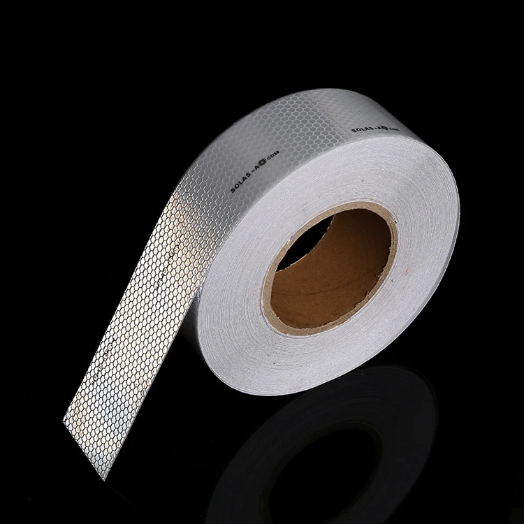 Solas Approved PVC Battenberg Self Adhesive Prismatic Marine Retro Grey Reflective Tape Solas For Life Jacket Lifebuoy