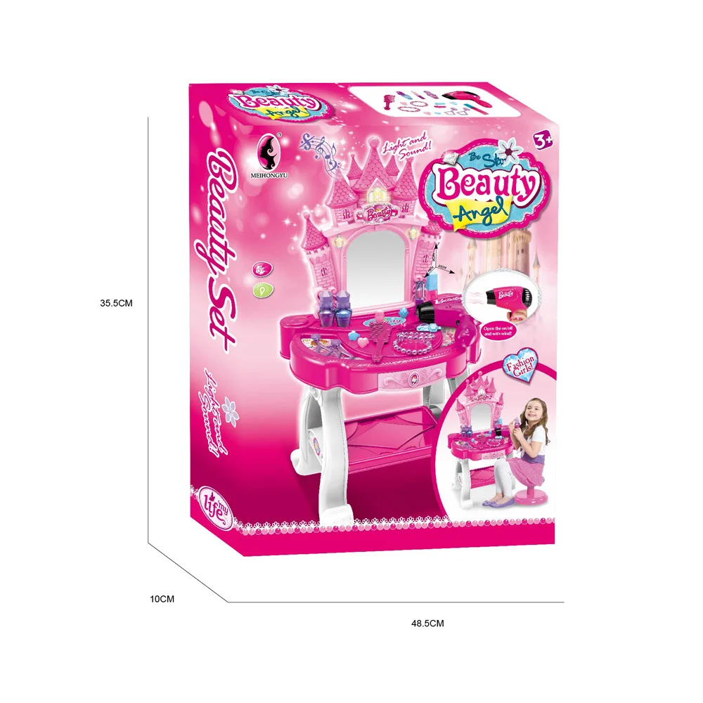 New arrivals make up table toy for Pretend Play makeup toy cosmetics for girls