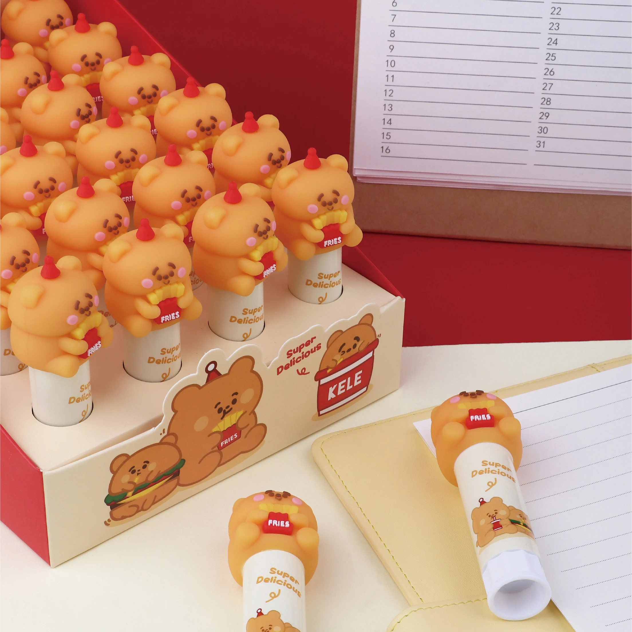 Solid Glue Sticks Cute School Supplies Clear Washable High Viscosity Solid, Cheap Price Animals Design Stick Glue