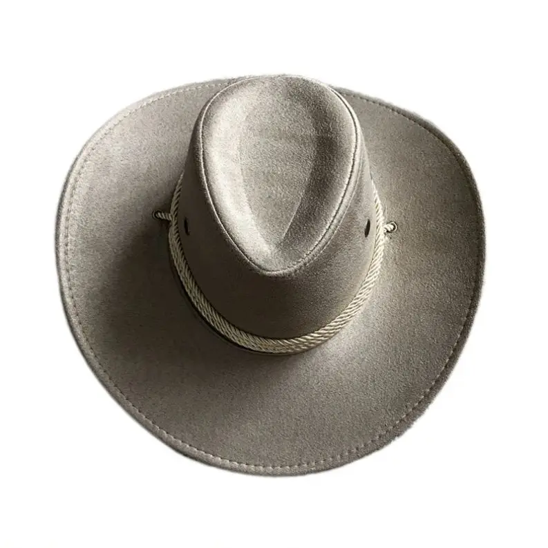 
Plain Promotional Cowboy Hat Wool Felt Unisex 