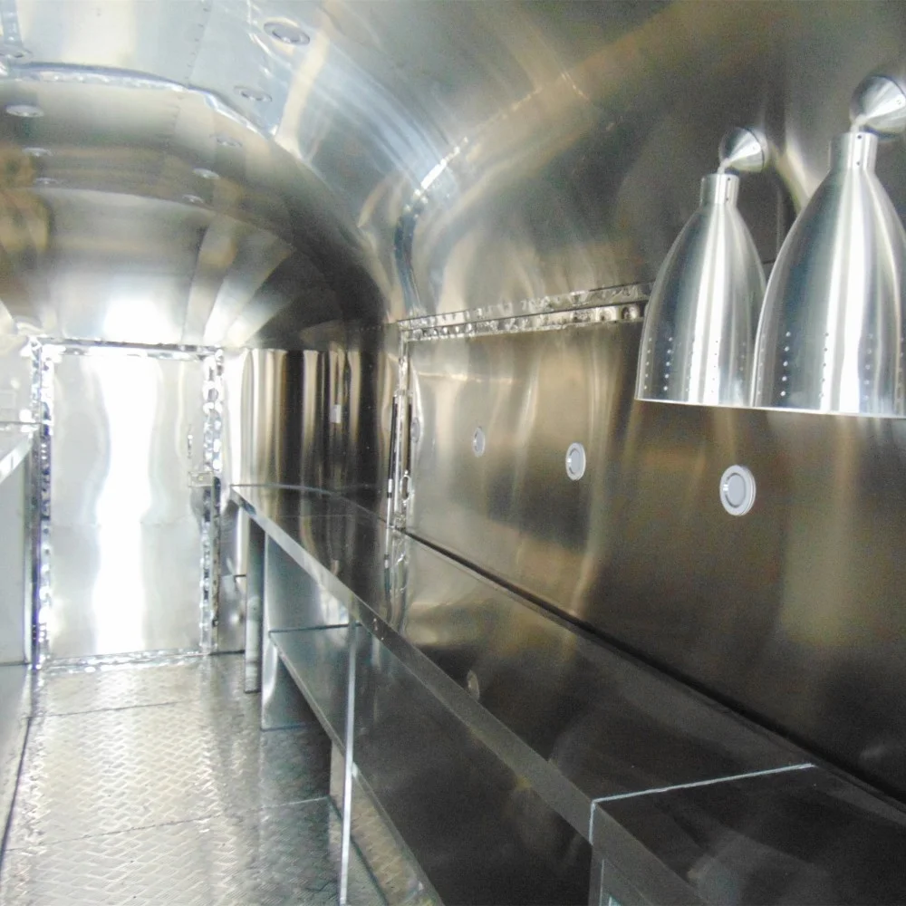 
Wecare concession airstream catering trailer mobile fast food cart, mobile food truck With CE & EEC 