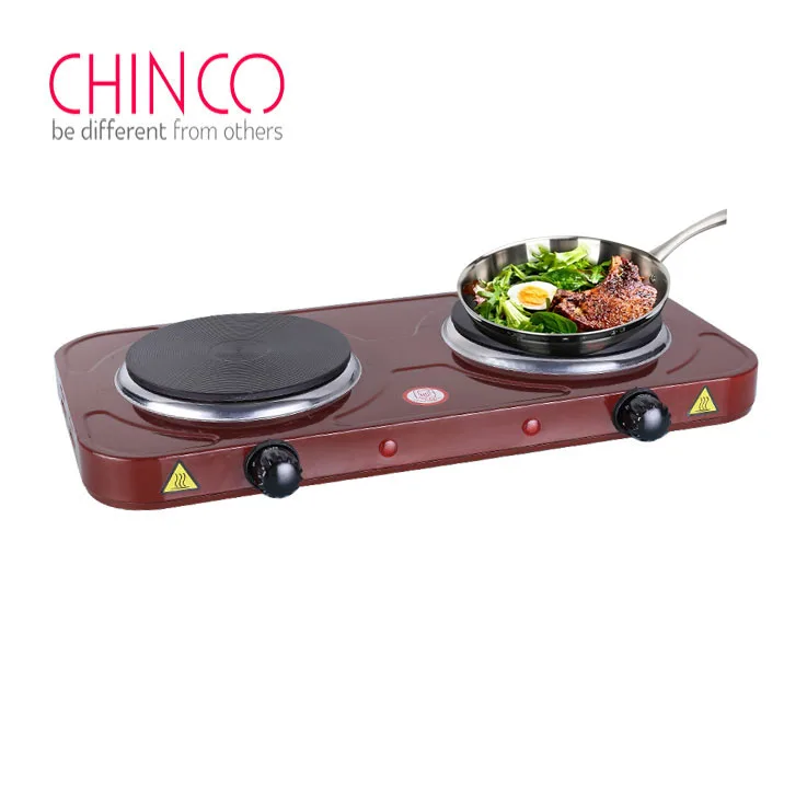 Best 220V double electric hot plate for cooking with CE CB GS