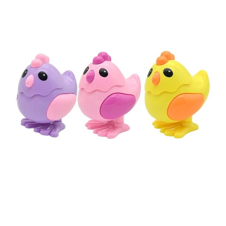 dropshipping Good Price of China Cartoon Animals Wind Up Toys Cheap Plastic Clockwork Mechanical Wind Up Swing Toy for Kids