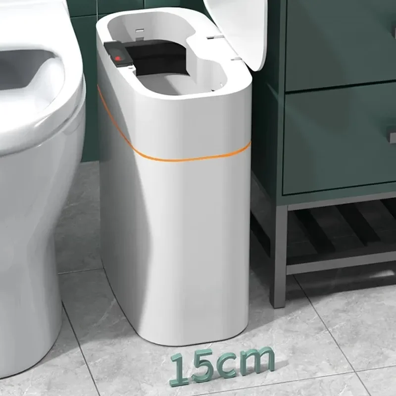 Can Electric Automatic Trash Can USB Waterproof Sensor Trash Can Smart Home New 13/16L Smart Sensor Trash