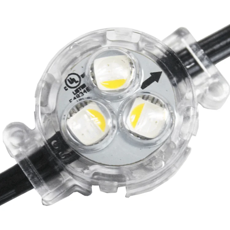 outdoor ip68  led point light black hole belt  wings 2- sides aluminum channel  male female connector led-pixel-poi