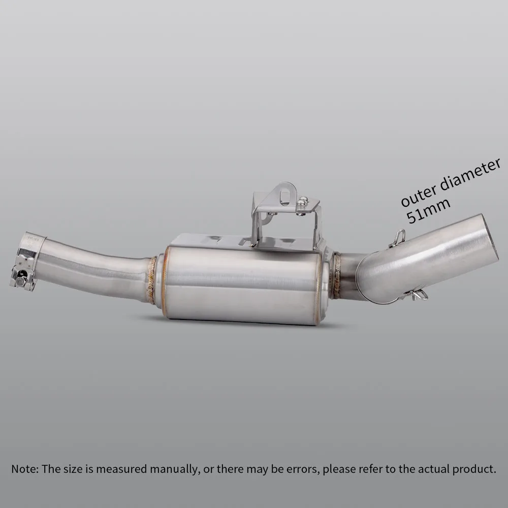 Muffler For Motorcycle Exhaust 38/51mm With DB killer Motorbike silencer FOR Benelli Leoncino 500 Leoncino500