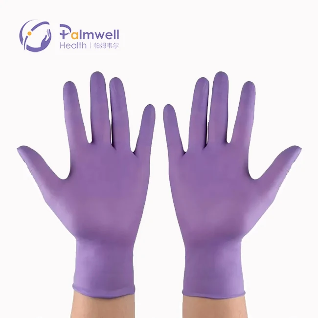 nitrile coated gloves nitrile gloves individual nitrile gloves purple