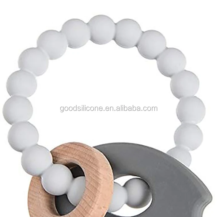 Силиконовые Детские тренировочные кольца, набор игрушек для прорезывания зубов, детский силиконовый Прорезыватель